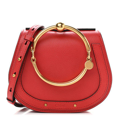 Chloe Calfskin Small Nile Bracelet Bag Earthy Red 1 of 13