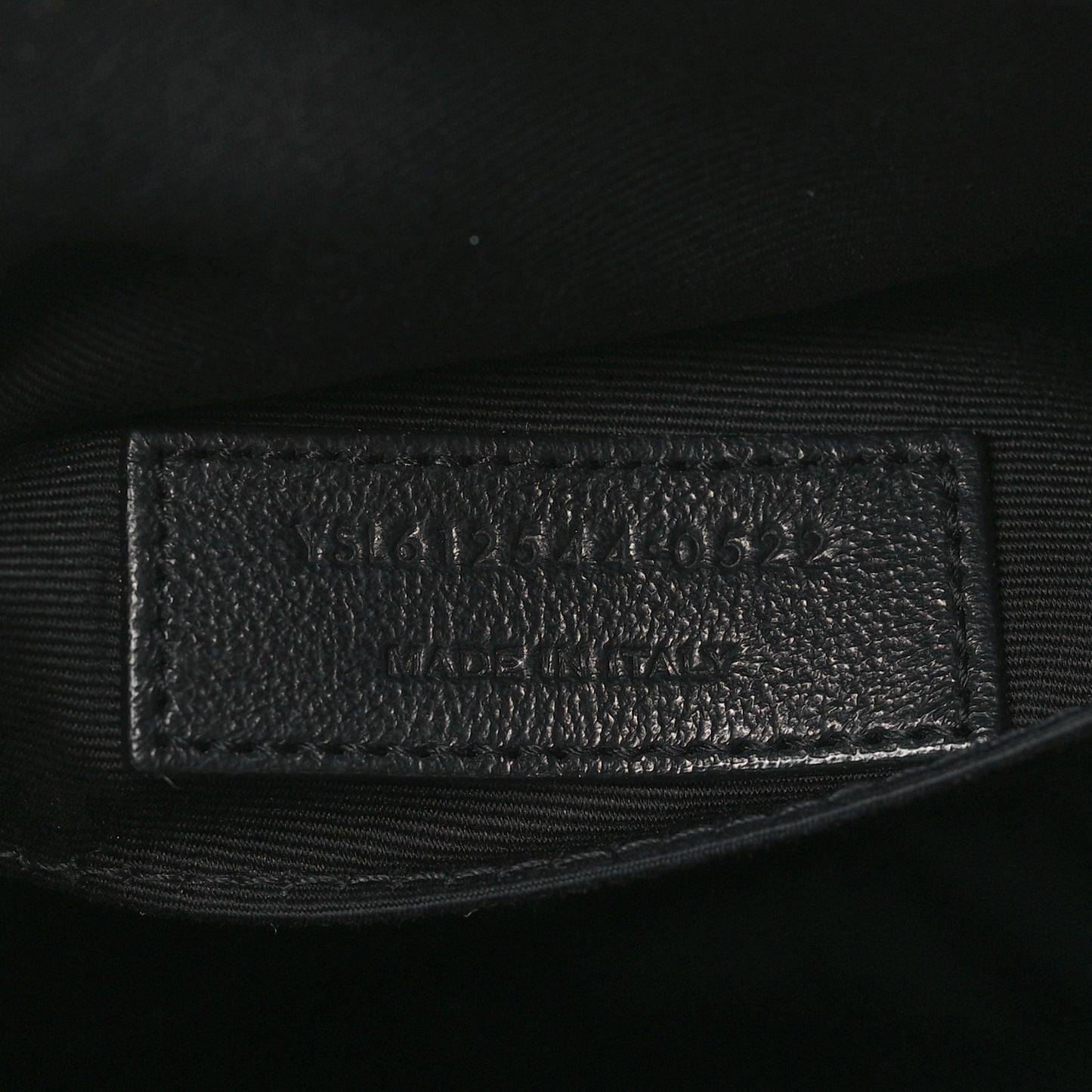 Calfskin Matelasse Monogram Monochrome Lou Camera Bag Black