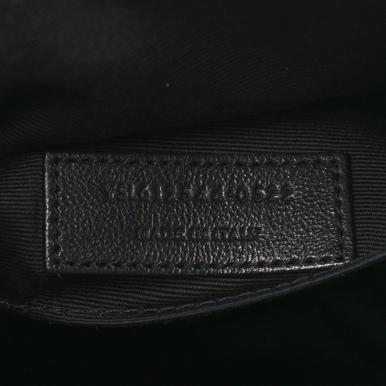 Saint Laurent Calfskin Matelasse Monogram Monochrome Lou Camera Bag Black 7 of 10