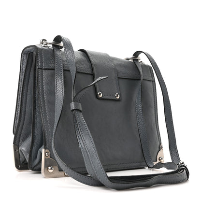 Prada Glace Calf Soft Cahier Bag Marine Astrale 3 of 9