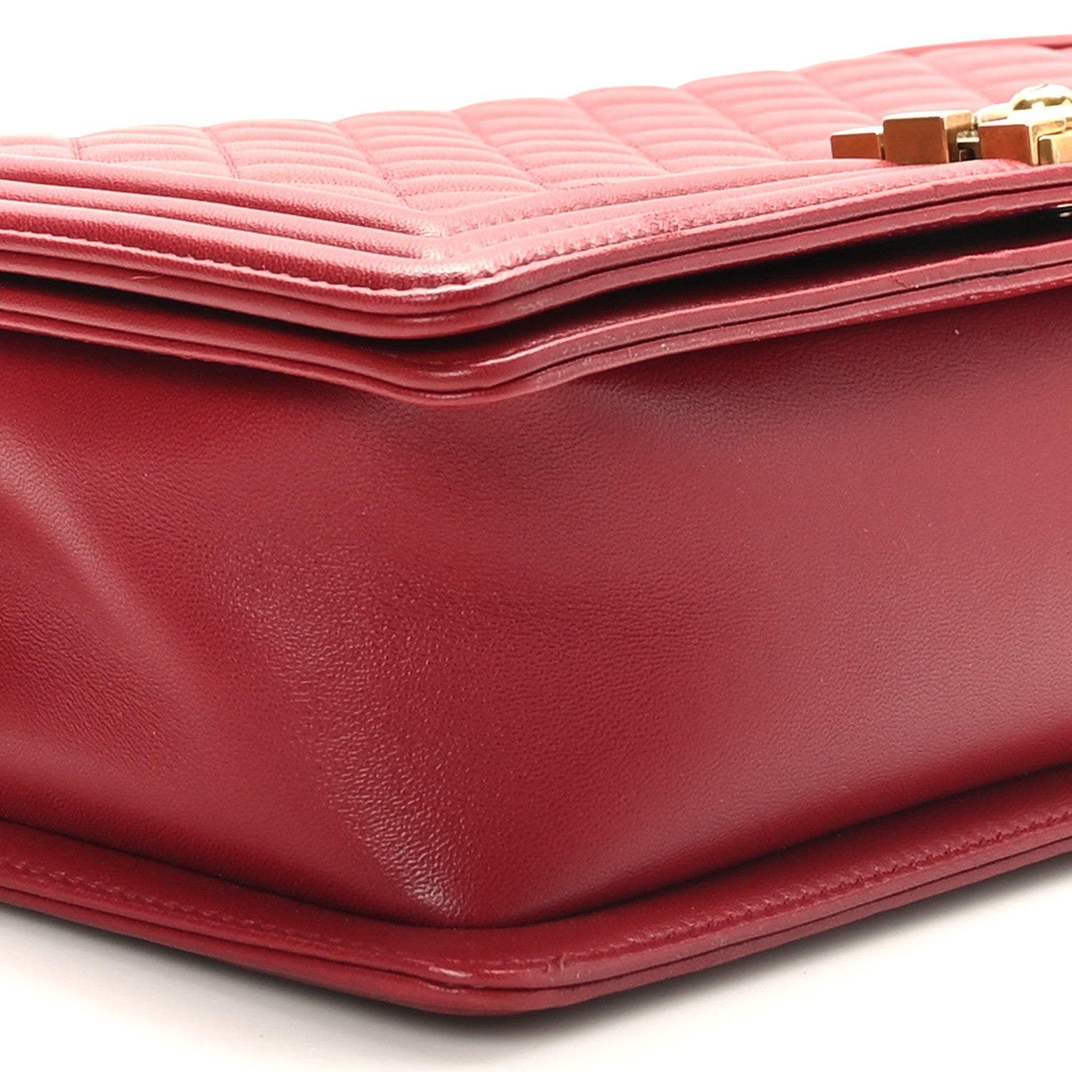 Chanel Calfskin Quilted New Medium Boy Flap Red 9 of 9