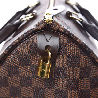 Louis Vuitton Damier Ebene Speedy 30 9 of 13