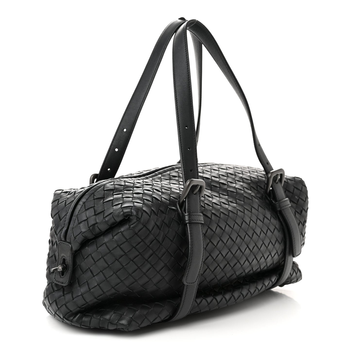 Nappa Intrecciato Montaigne Bag Black