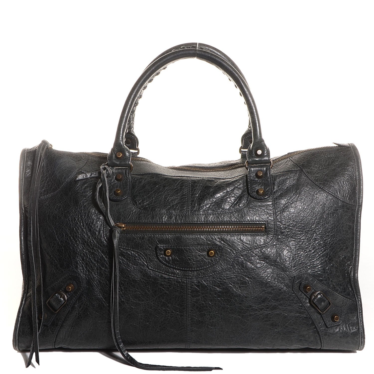 Balenciaga Agneau Classic Hardware Work Anthracite 1 of 12