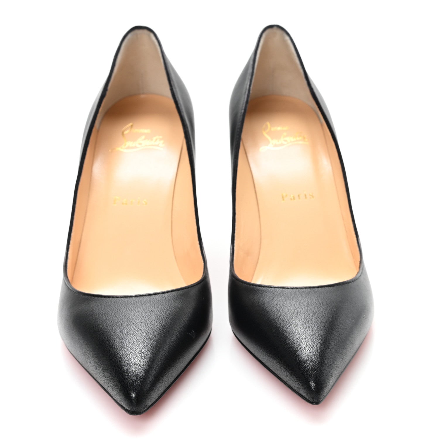 Christian Louboutin Shiny Nappa Pigalle Follies 85 Pumps 38.5 Black 3 of 9