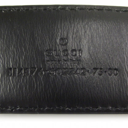 Gucci Guccissima GG Belt Black 30 4 of 5