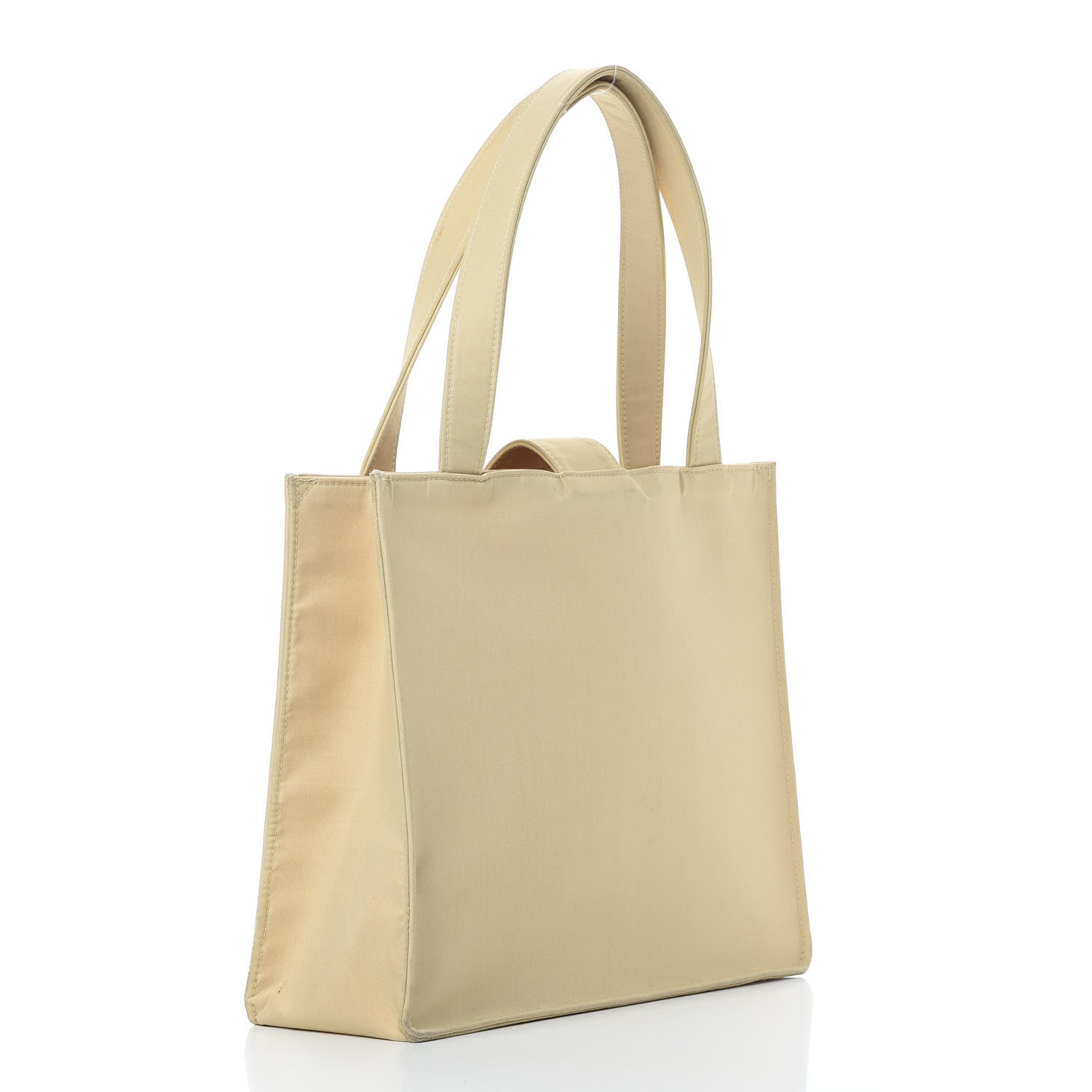 Chanel Canvas CC Tote Beige 3 of 15