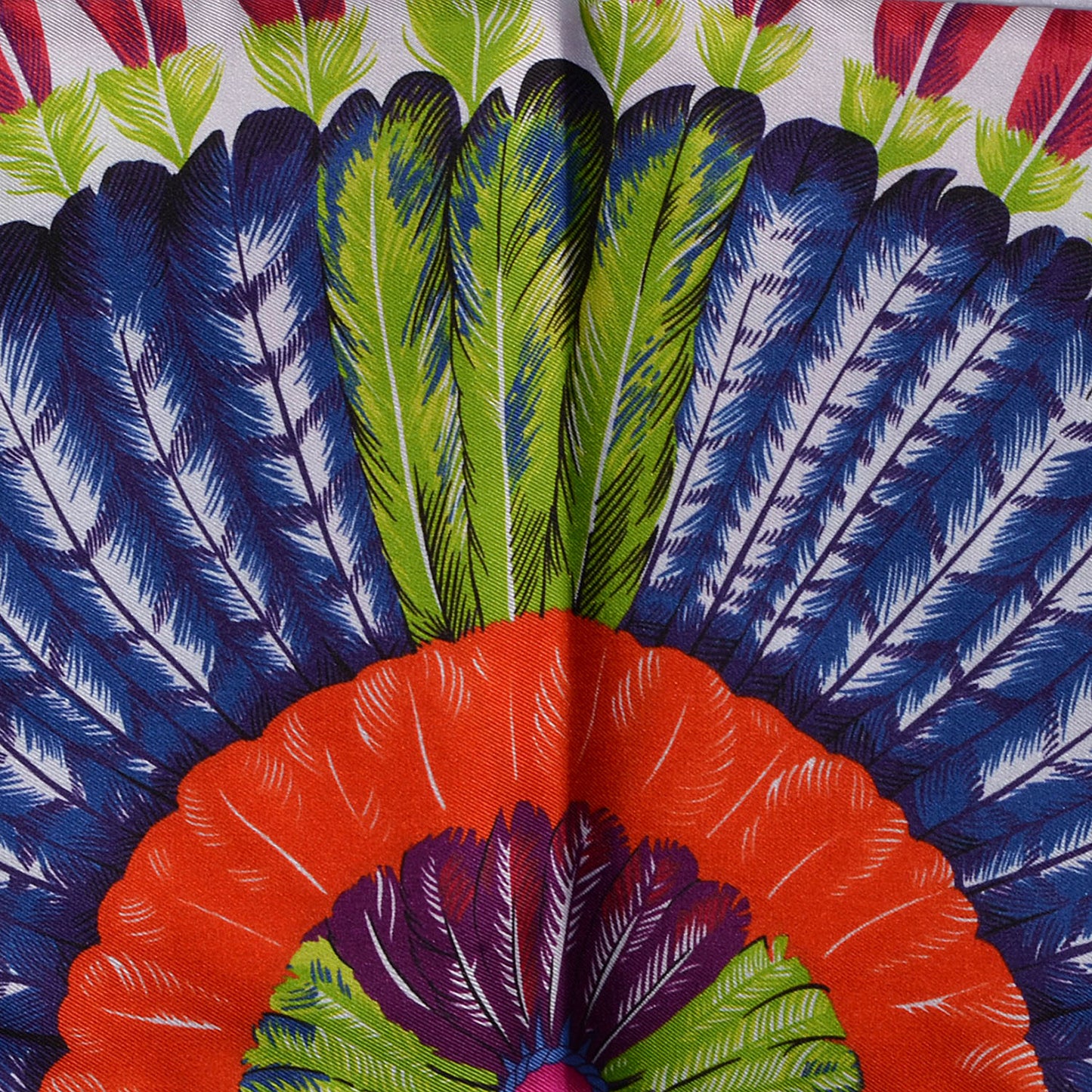 Silk Brazil Maxi Twilly Fuchsia