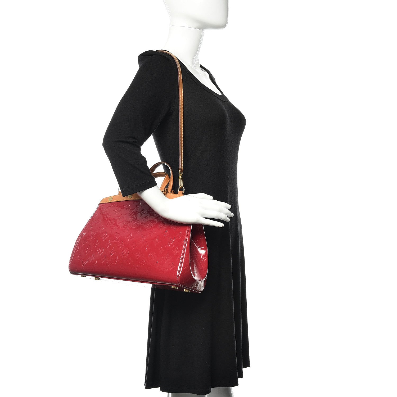 Louis Vuitton Vernis Brea MM Rose Indien 2 of 19