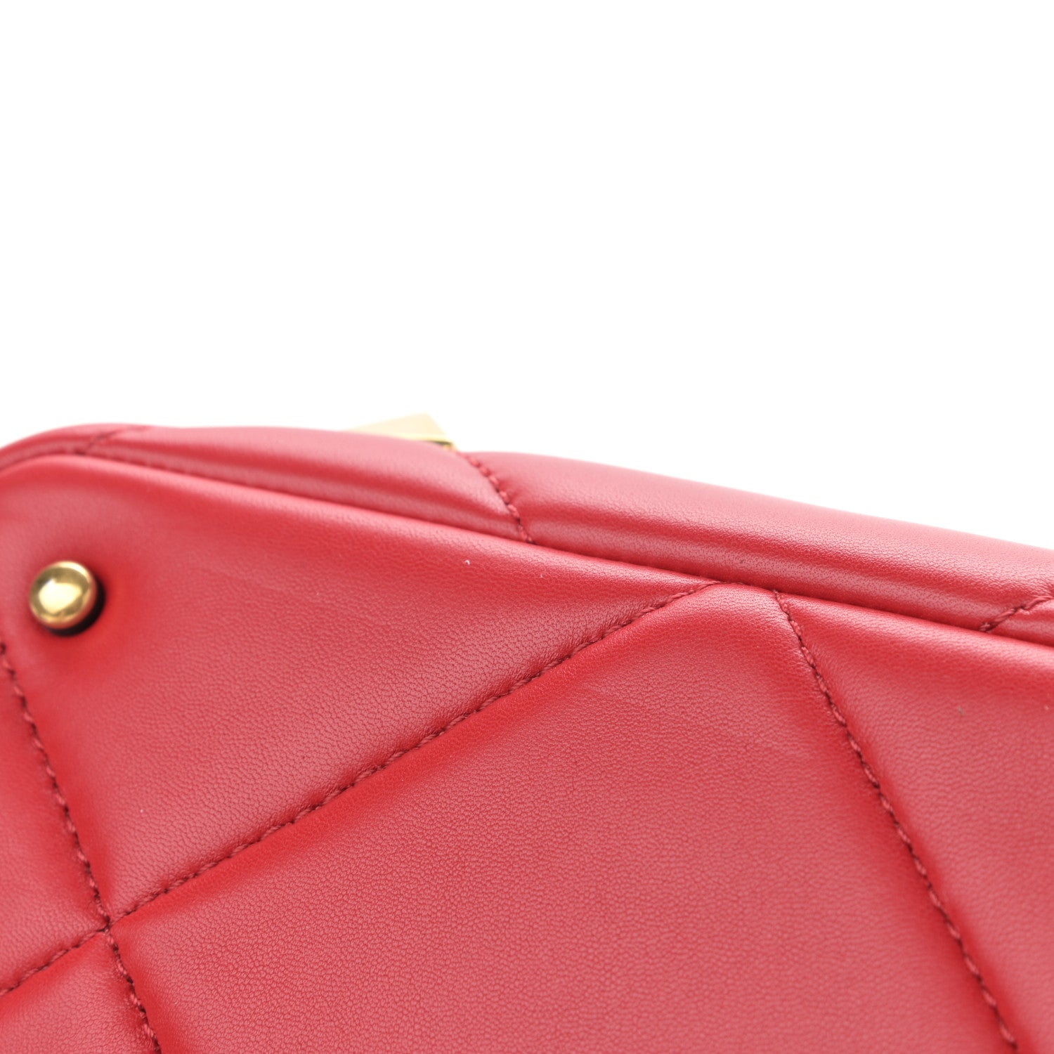 Valentino Garavani Nappa Small Roman Stud The Handle Bag Rouge Pur 11 of 13
