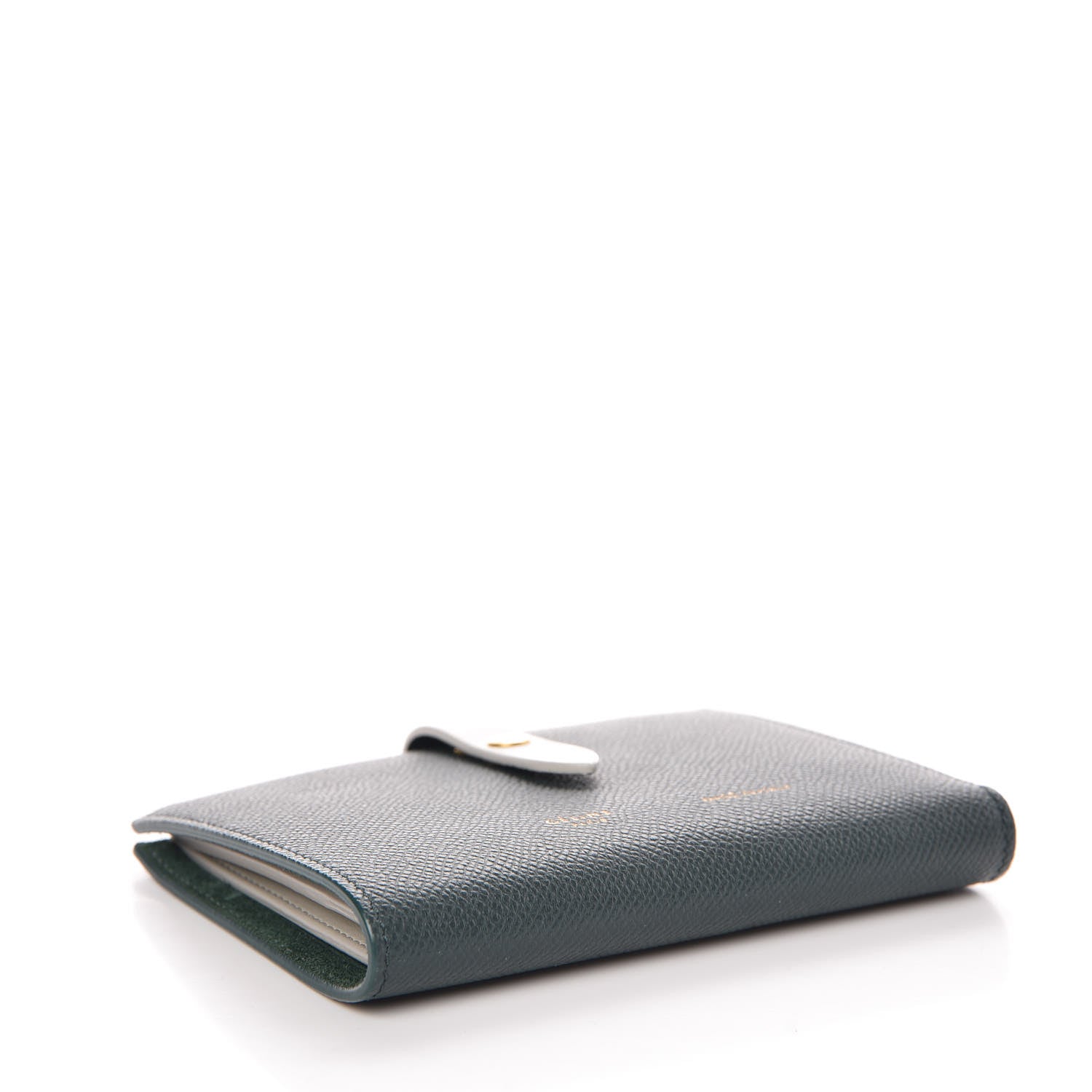 Celine Grained Calfskin Medium Multifunction Strap Wallet Amazone Chalk 4 of 8