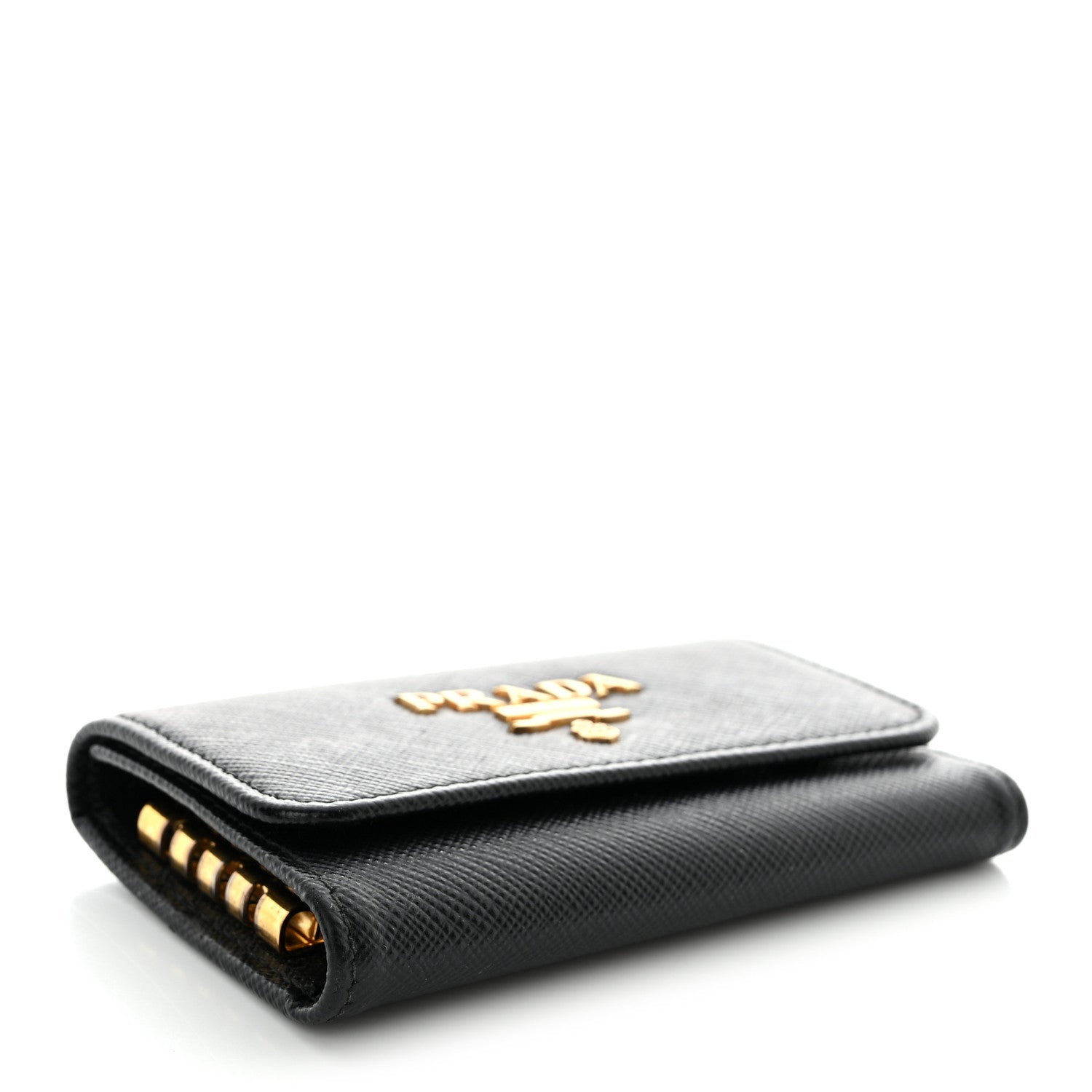 Prada Saffiano 4 Key Holder Black 4 of 7