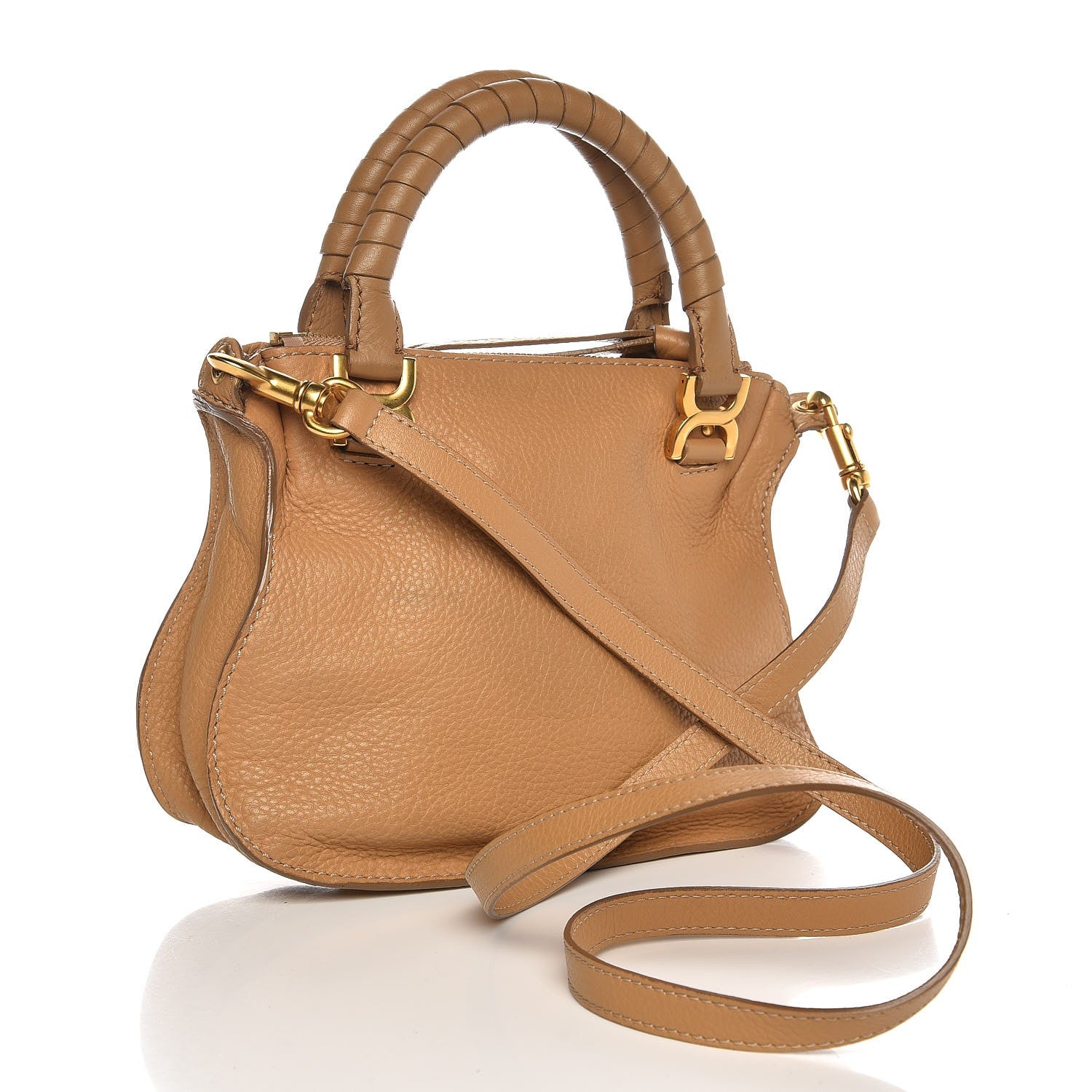 Chloe Calfskin Mini Marcie Satchel Blonde Chestnut 4 of 8
