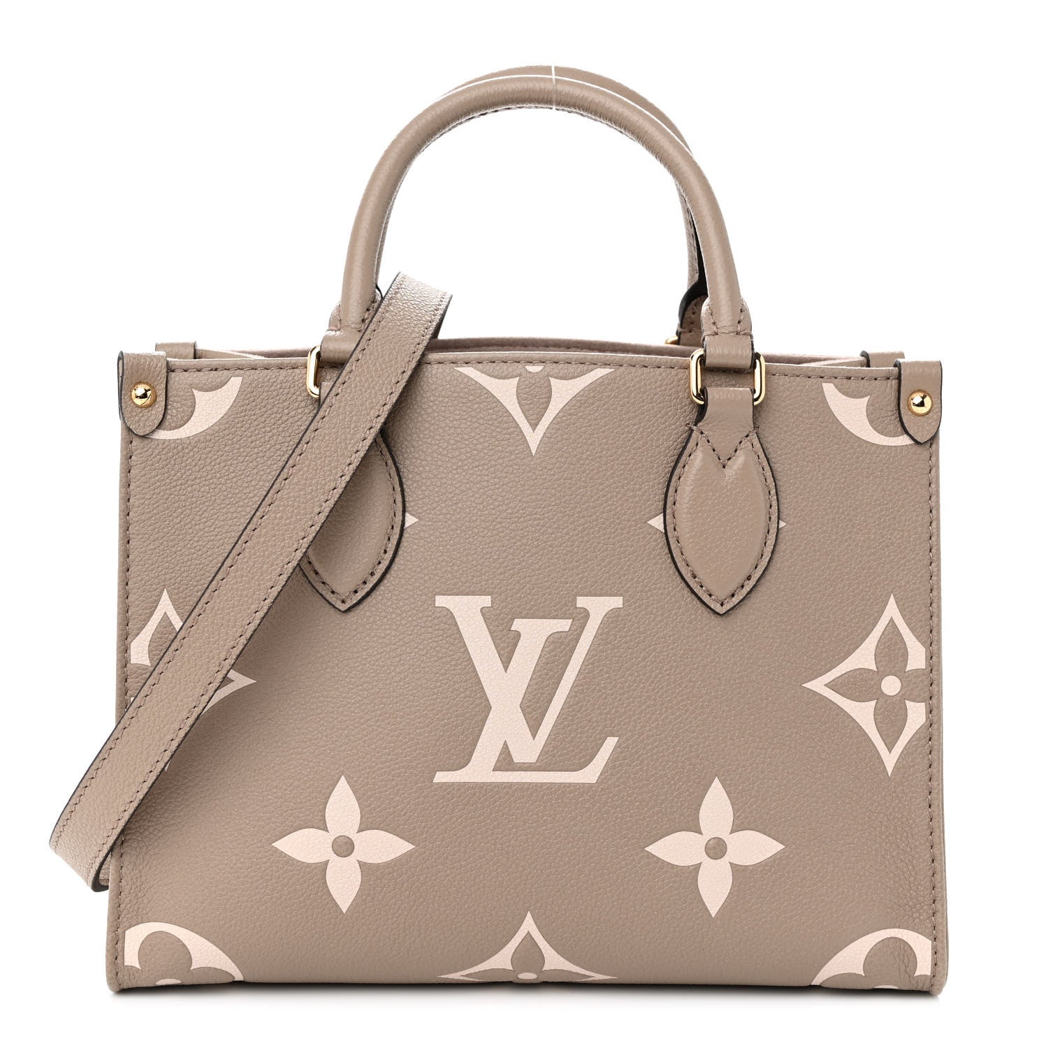 Louis Vuitton LOUIS VUITTON Empreinte Monogram Giant Onthego PM Tourterelle Crème 1 of 10