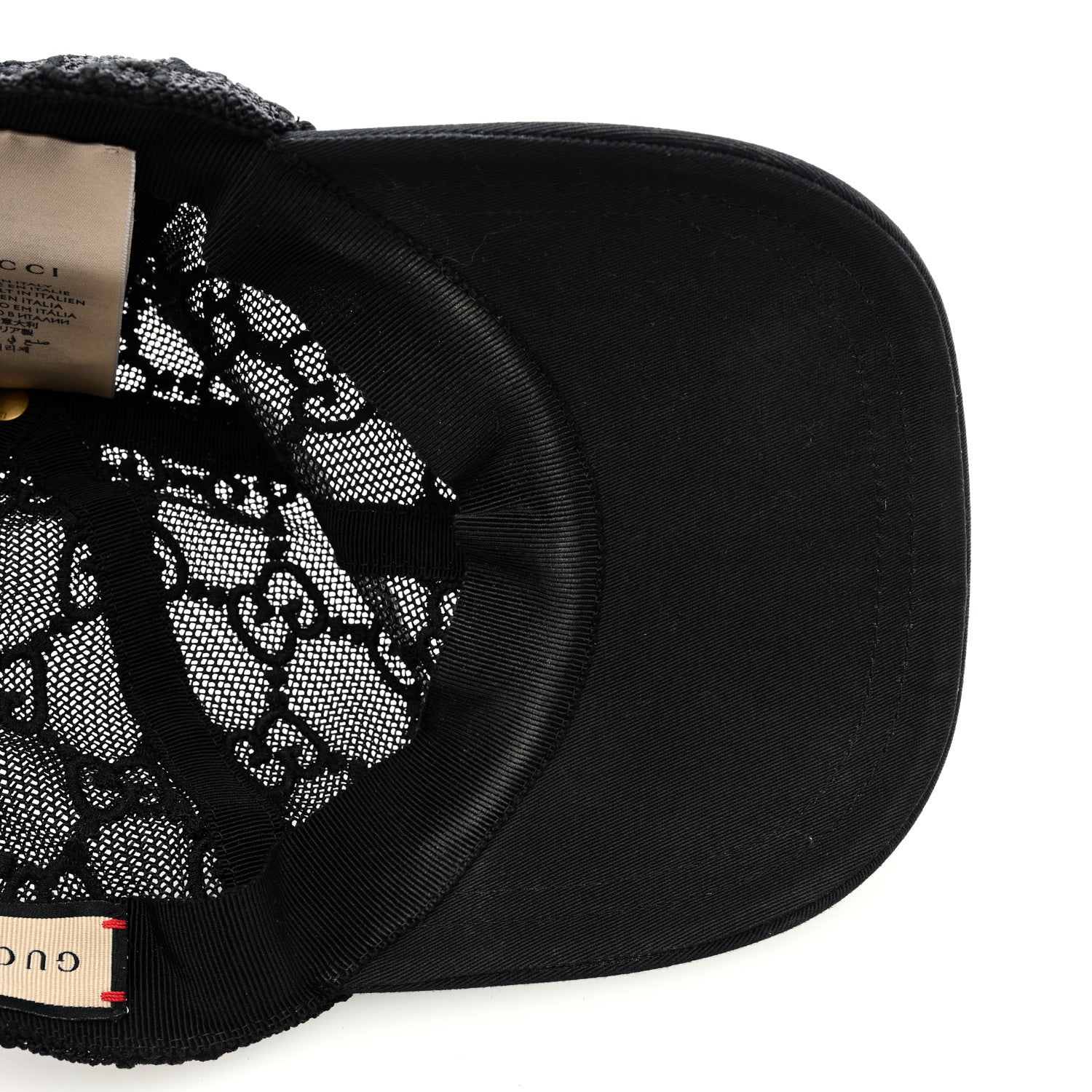 Gucci GG Mesh Baseball L Hat Black 8 of 8