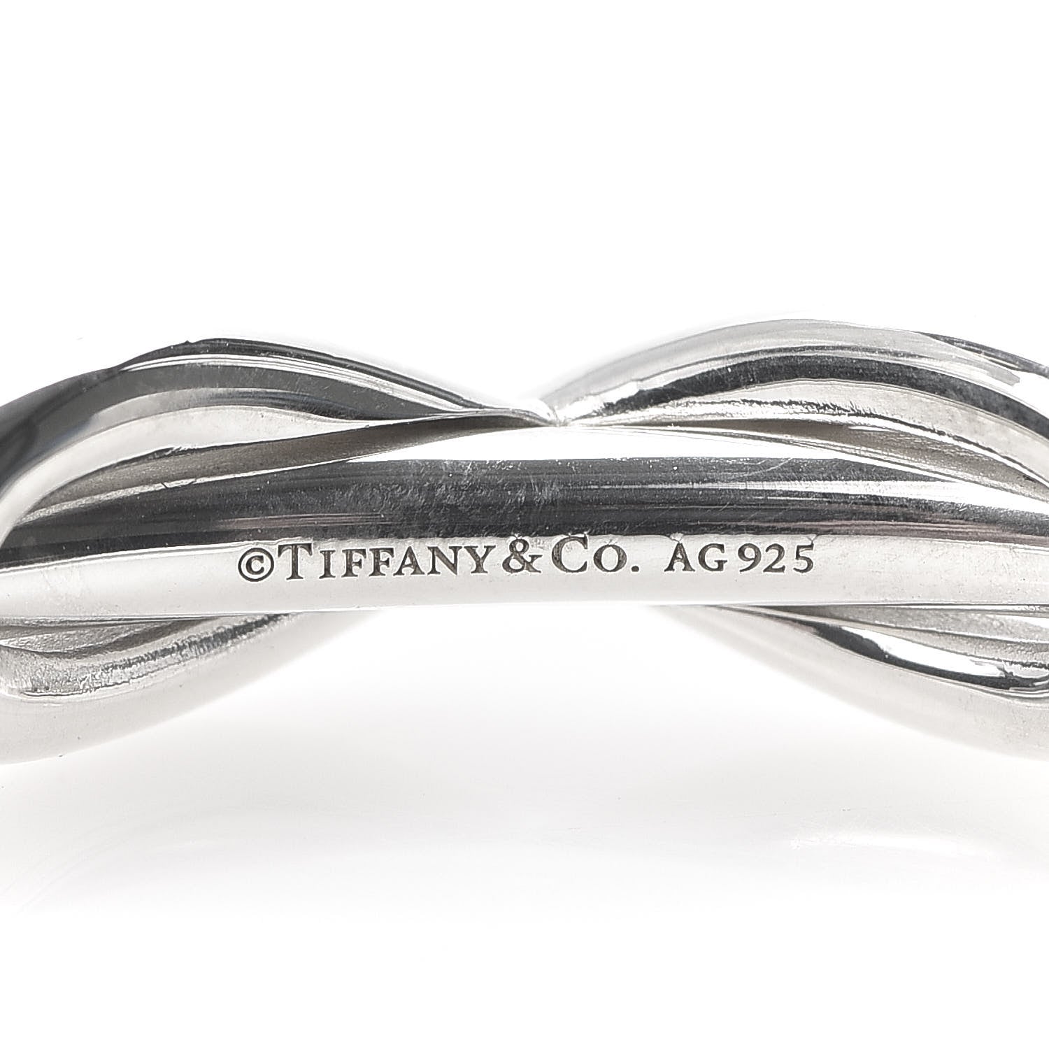 Tiffany Sterling Silver Infinity Cuff Bracelet 4 of 5