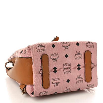 MCM Visetos Small Essential Backpack Soft Pink 4 of 15