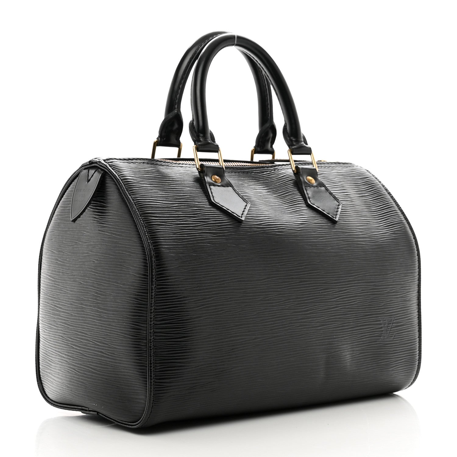 Louis Vuitton Epi Speedy 25 Black 3 of 14