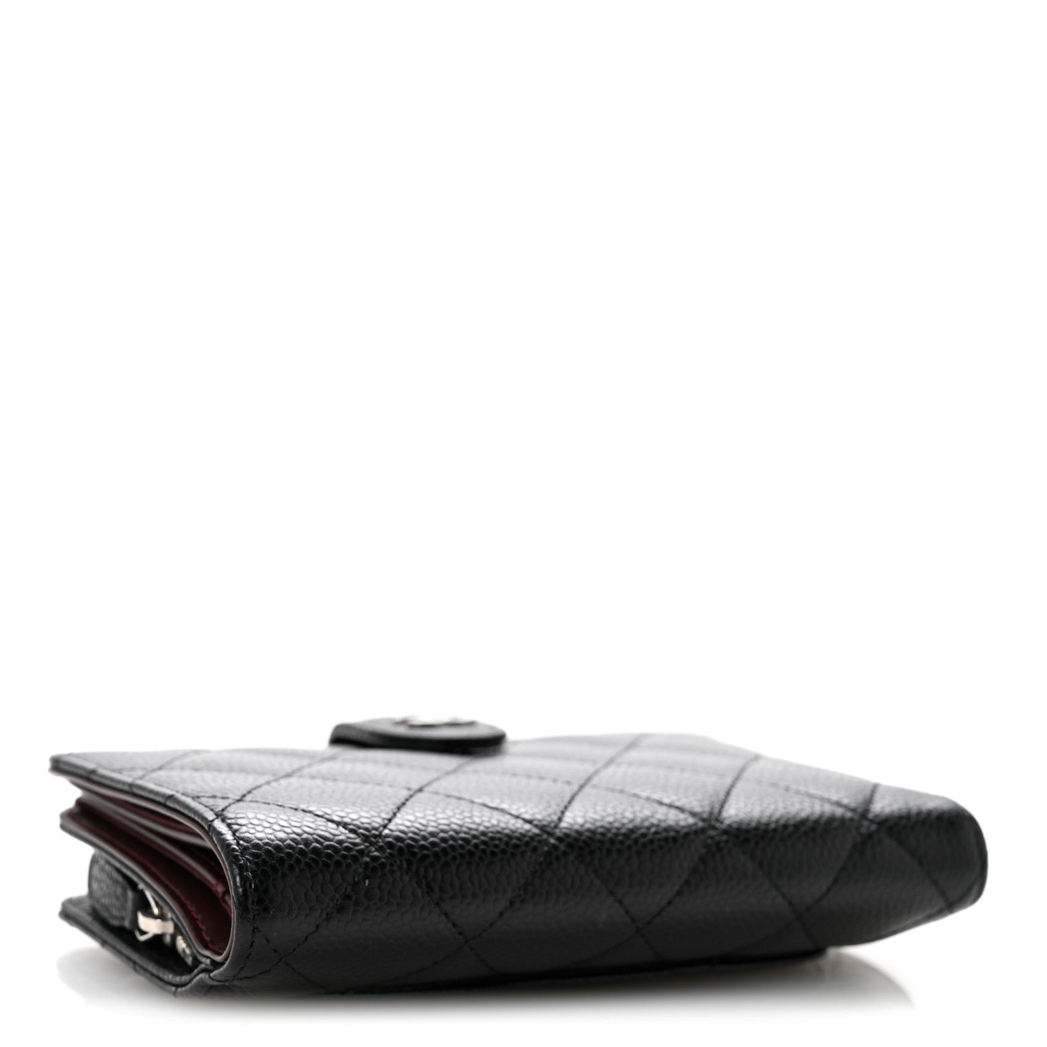 Chanel Caviar Quilted CC French Wallet Black 4 of 10