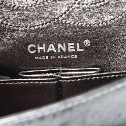 Chanel Metallic Aged Calfskin Quilted 2.55 Reissue 226 Flap Silver 6 of 11