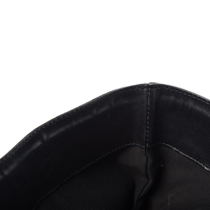 Gucci Denim Monogram Chain Bucket Tote Black 10 of 16
