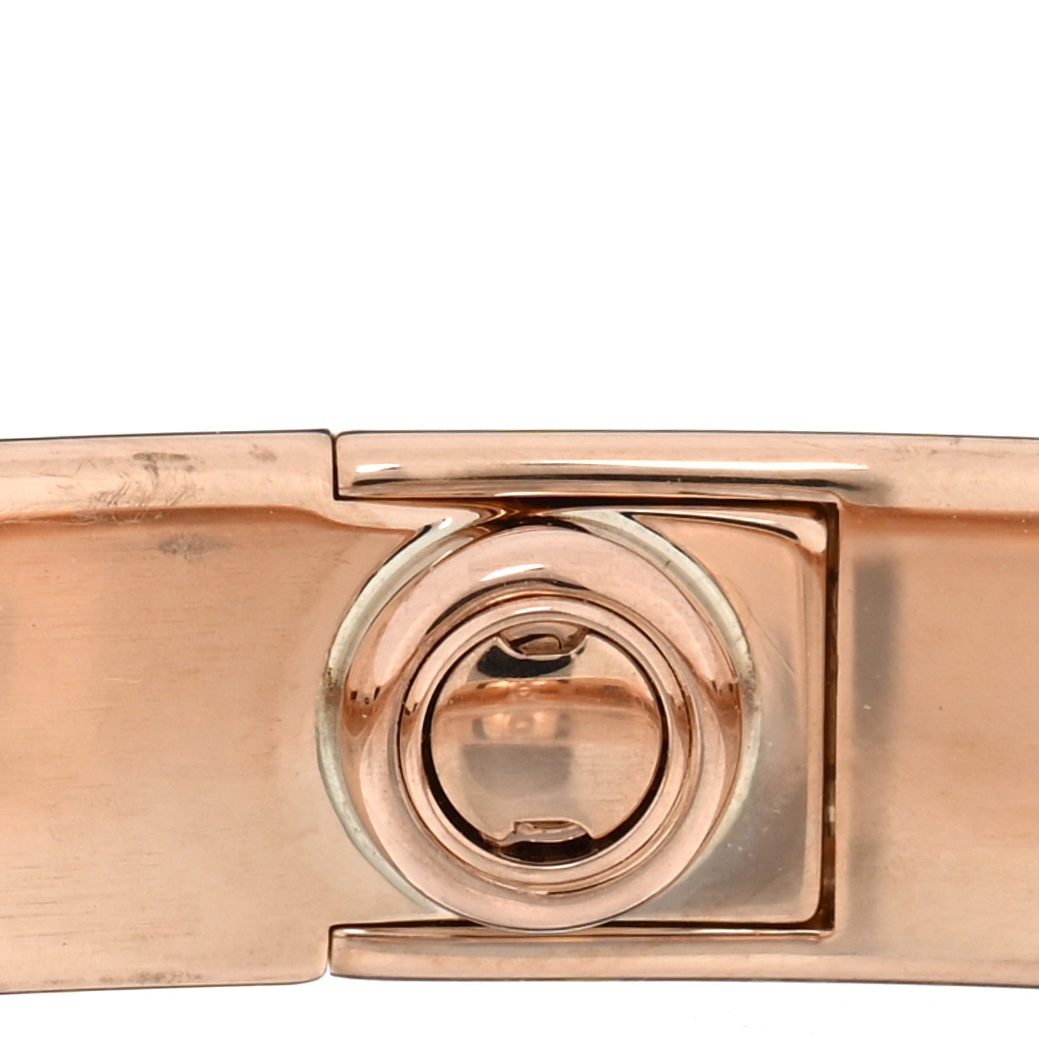 Cartier 18K Pink Gold 4 Diamond LOVE Bracelet 17 6 of 6