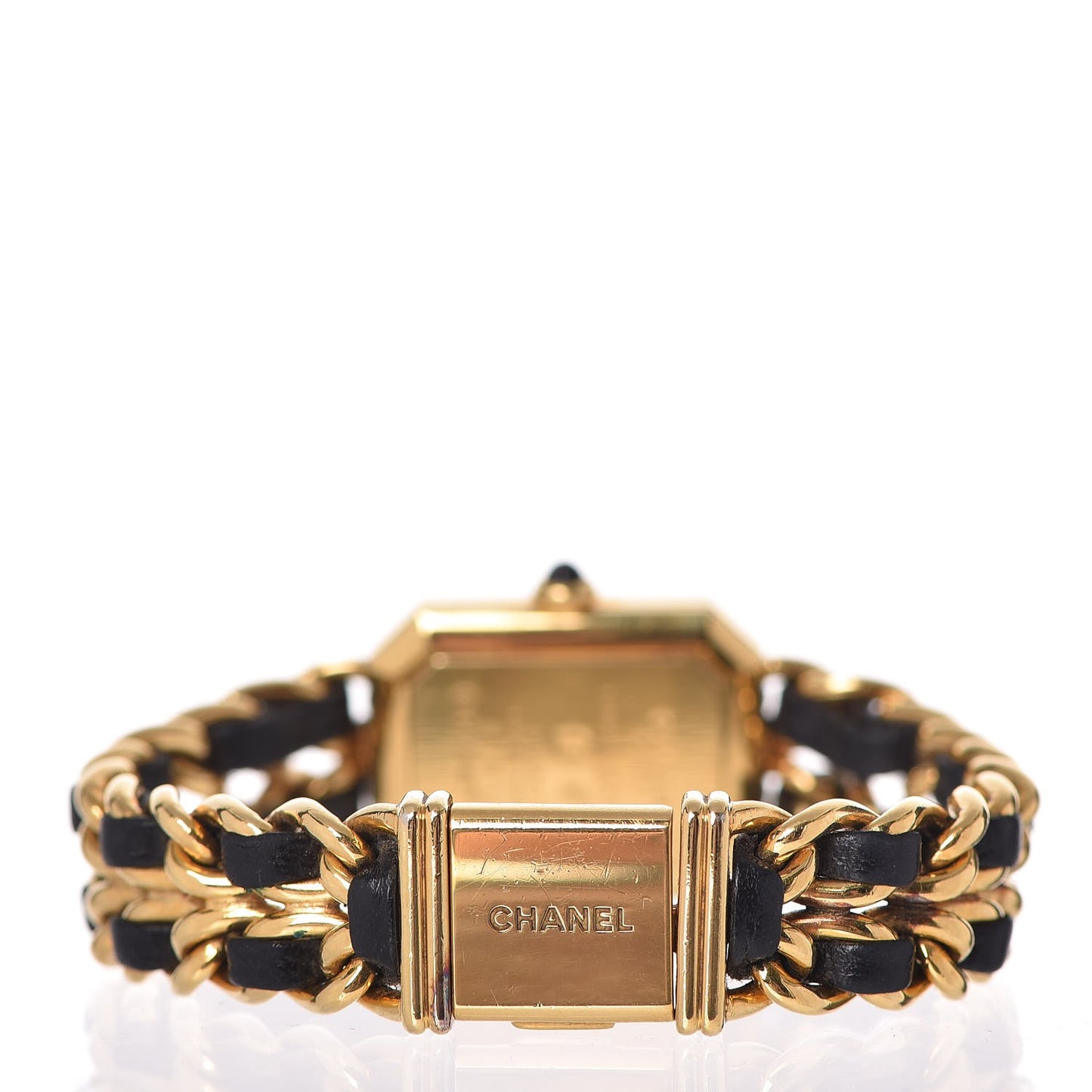 Stainless Steel Lambskin 20mm Chain Premiere Quartz Watch Gold L