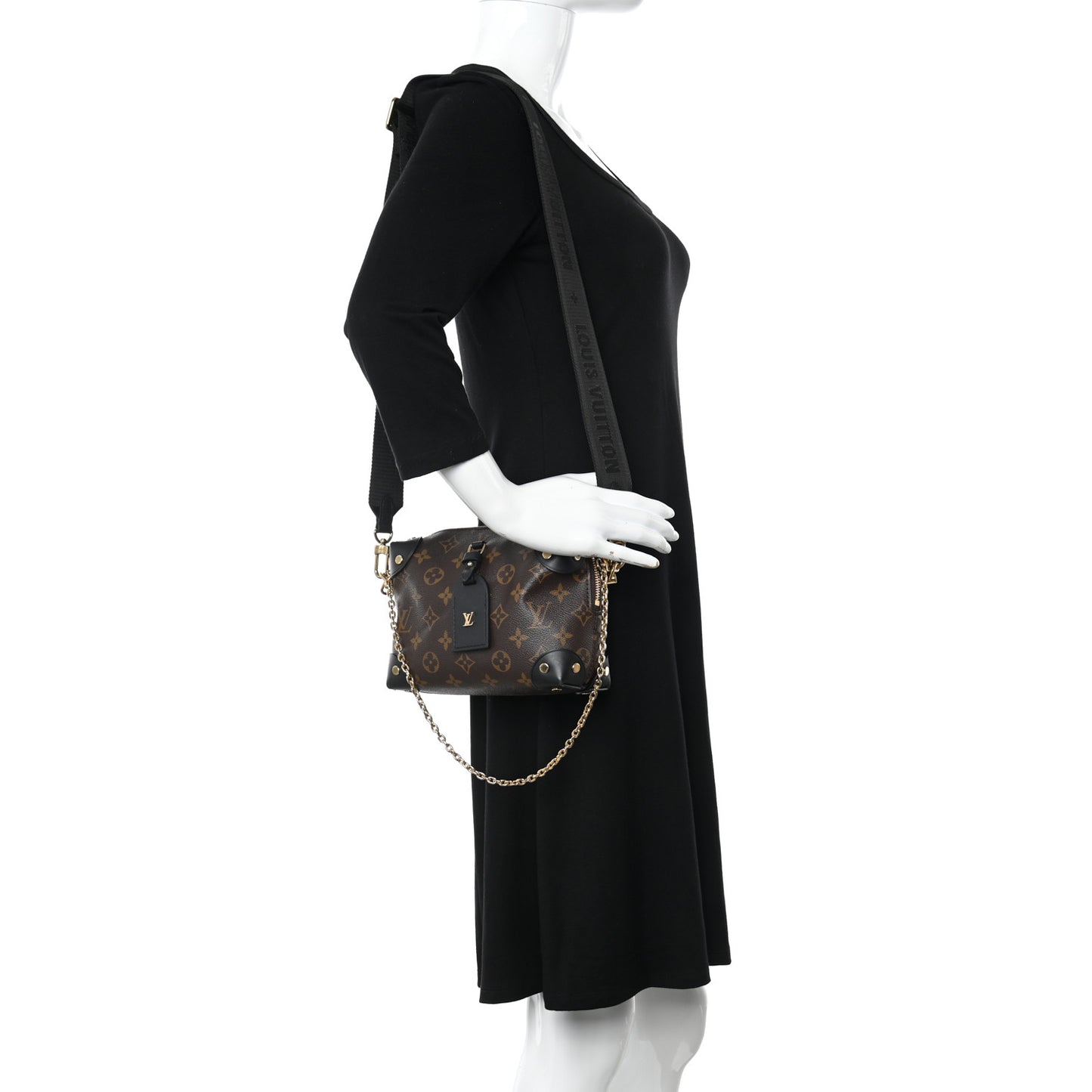 Monogram Petite Malle Souple Black