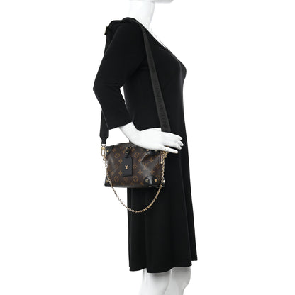 Louis Vuitton Monogram Petite Malle Souple Black 2 of 11