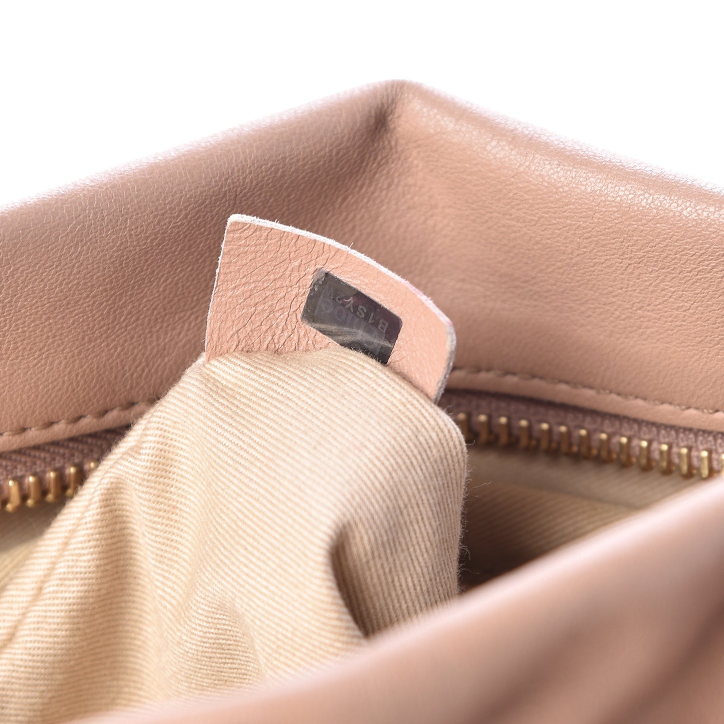 Calfskin Medium Military Paraty Nude Black