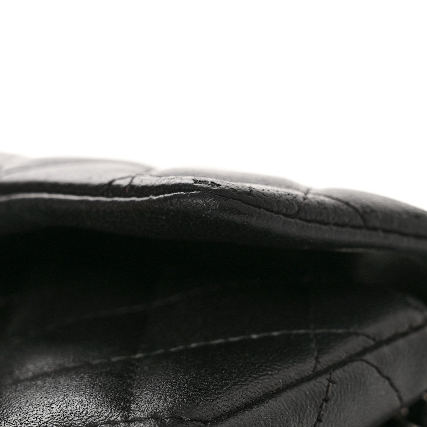 Chanel Lambskin Quilted Extra Mini Rectangular Flap Black 11 of 12