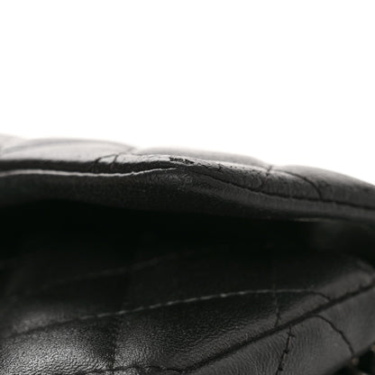 Chanel Lambskin Quilted Extra Mini Rectangular Flap Black 11 of 12