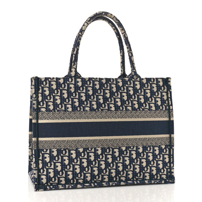 Christian Dior Oblique Medium Book Tote Blue Multicolor 3 of 9