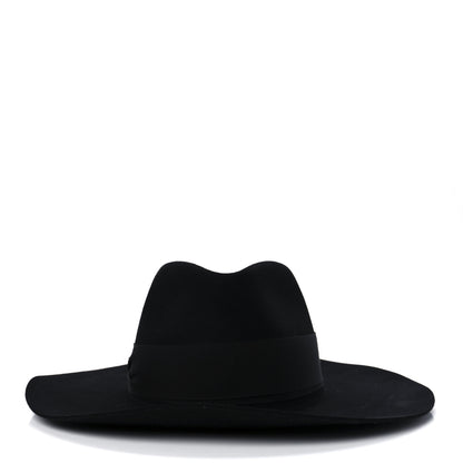 Hermes Rabbit Felt Faubourg Love Hat 57 Black 2 of 13
