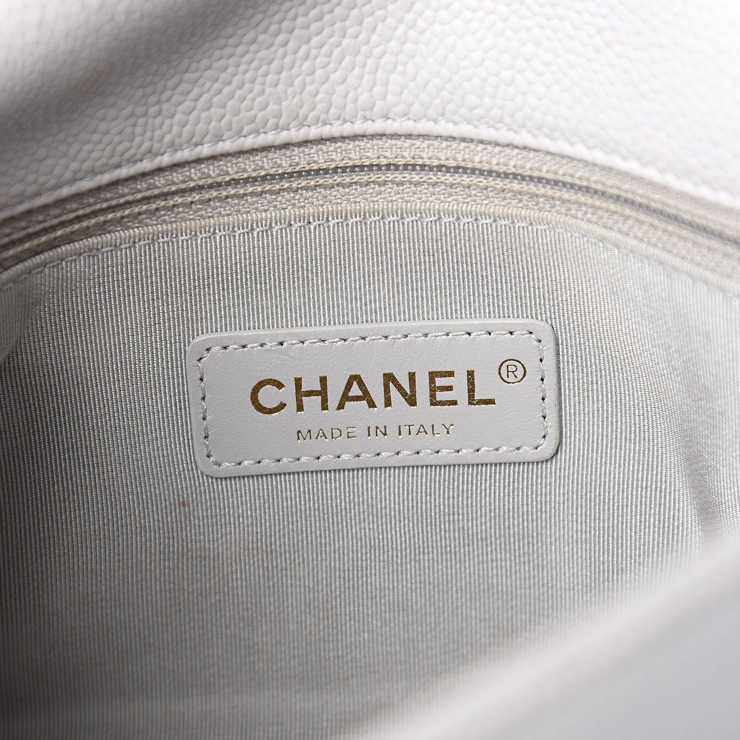Chanel Caviar Quilted Small City Walk Flap Light Grey 6 of 10