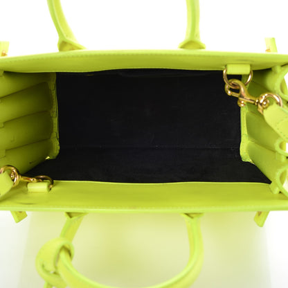 Saint Laurent Calfskin Nano Sac De Jour Neon Yellow 6 of 9