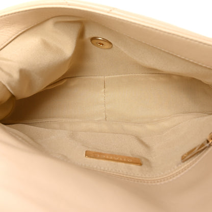 Chanel Goatskin Quilted Medium Chanel 19 Flap Beige 5 of 10