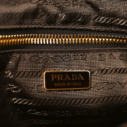Prada Suede Triangle Medium Bonnie Shoulder Bag Cacao 6 of 9
