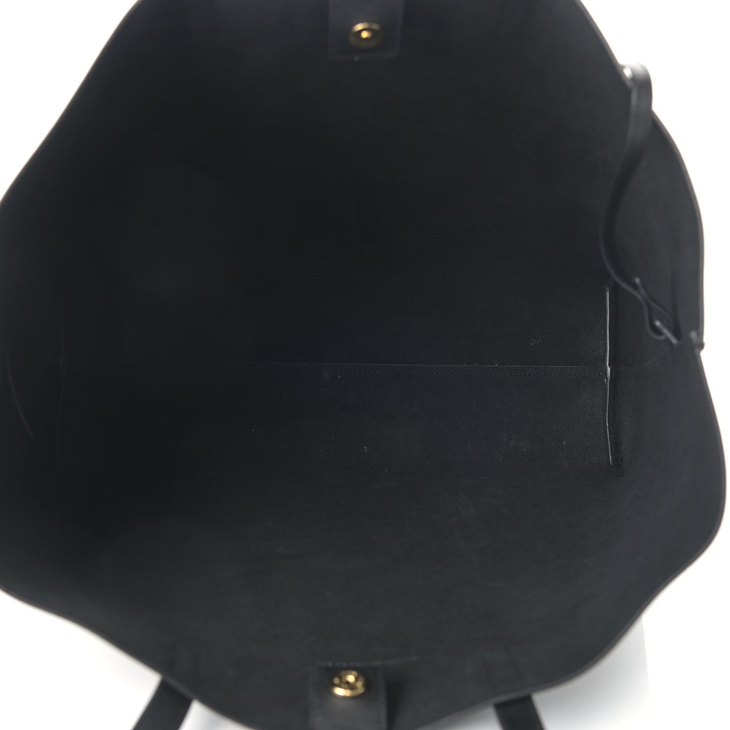 Calfskin Large Shopping Tote Black