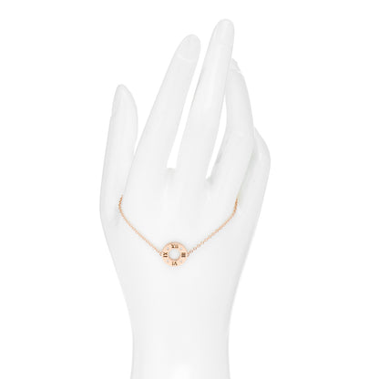Tiffany 18K Rose Gold Diamond Atlas Pierced Bracelet 2 of 4