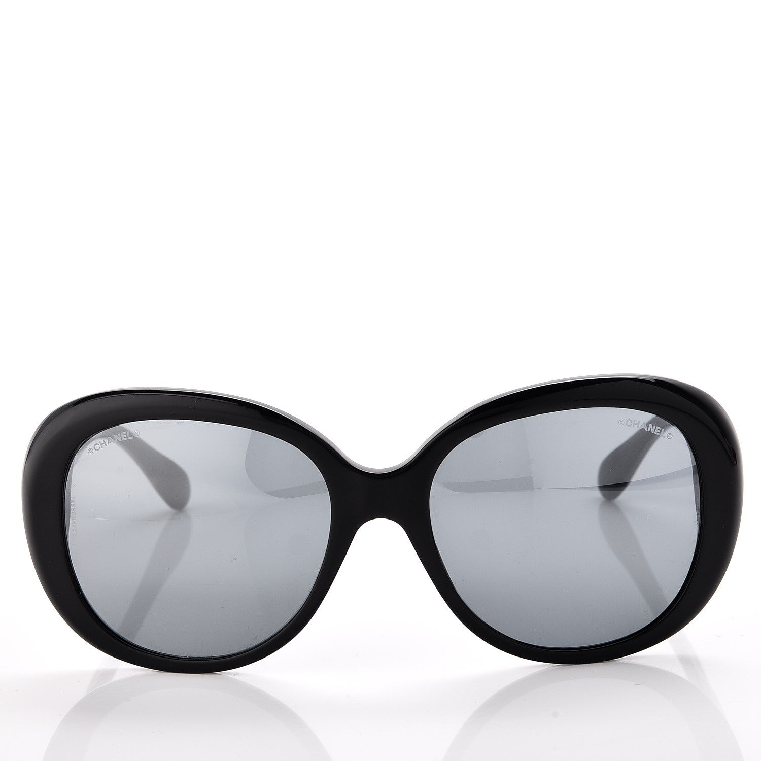 Chanel Signature Oval Sunglasses 5312 Black 2 of 8