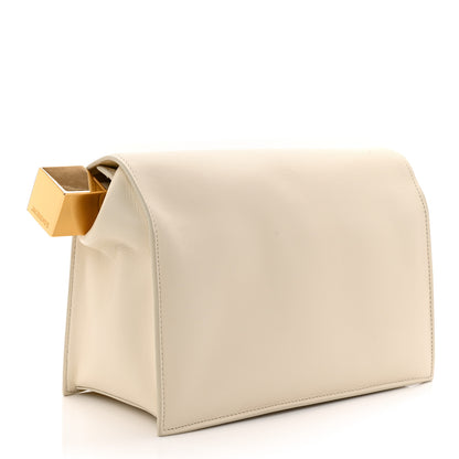 Jacquemus Smooth Calfskin La Pochette Rond Carre Light Ivory 3 of 9