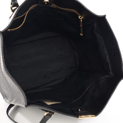 Burberry Heritage Grain Medium Woodbury Tote Black 5 of 8