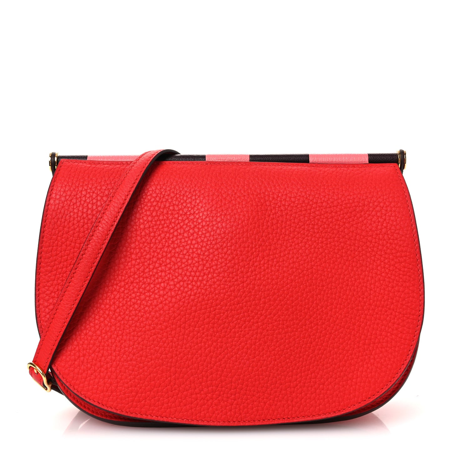 Taurillon Clemence Chevre Mysore Saut 25 Rouge De Coeur Rose Azalee Rouge Sellier