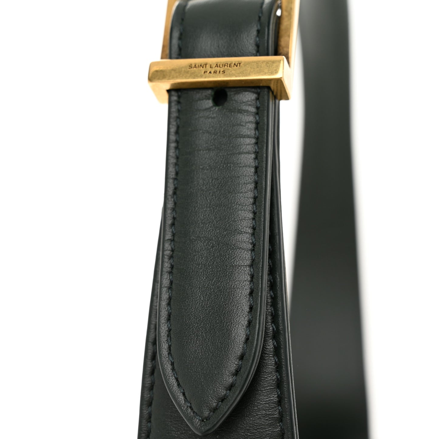 Smooth Calfskin Le 5 A 7 Hobo Vert Fonce
