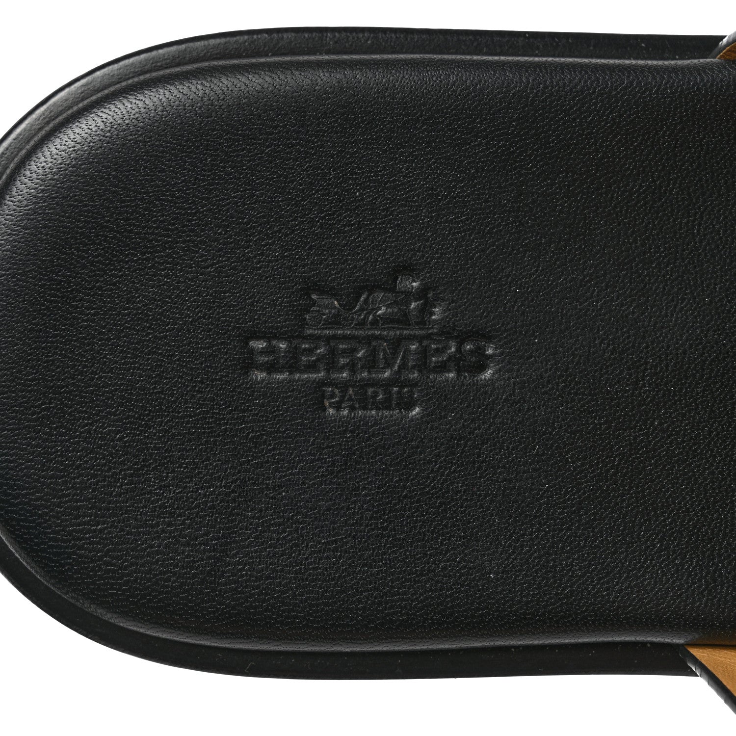 Hermes Calfskin Mens Smyrne Sandals 43 Black 7 of 9