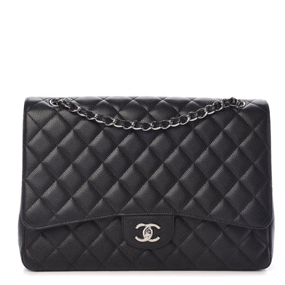 Chanel Caviar Quilted Maxi Single Flap Black 1 of 11