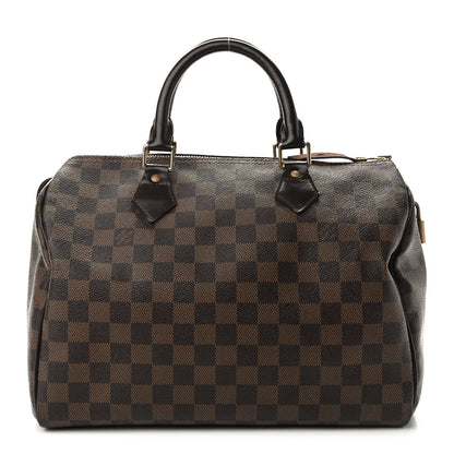 Louis Vuitton Damier Ebene Speedy 30 1 of 9