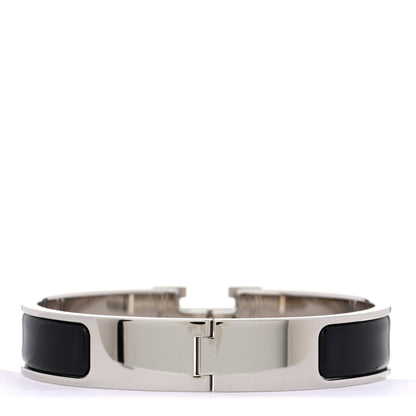 Hermes Enamel Narrow Clic Clac H PM Bracelet Black 3 of 4