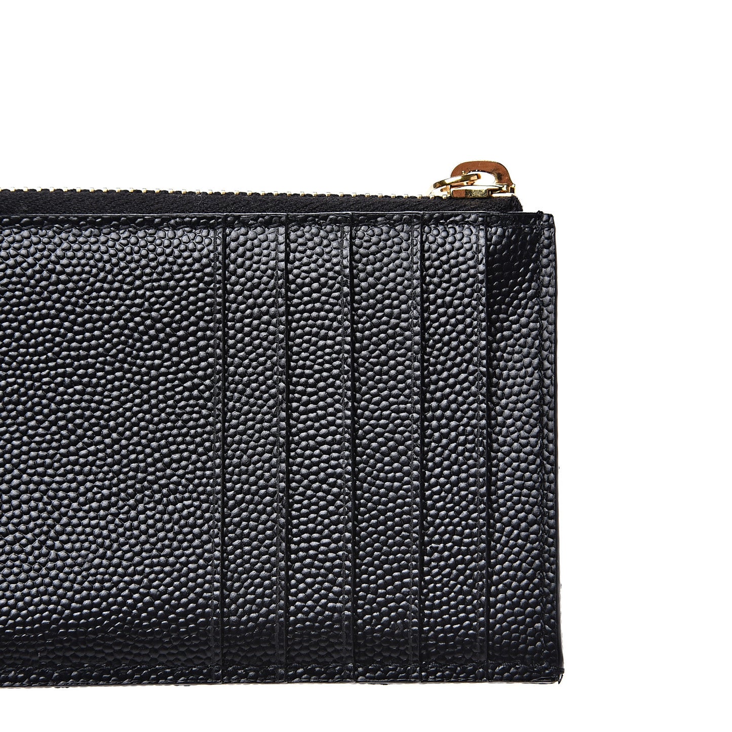 Monogram Grain de Poudre 5 Fragments Zip Pouch Card Holder Black